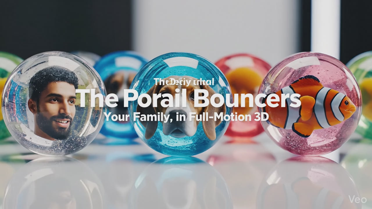 The Portrait Bouncers: Your Family, in Full-Motion 3D (2 pcs)